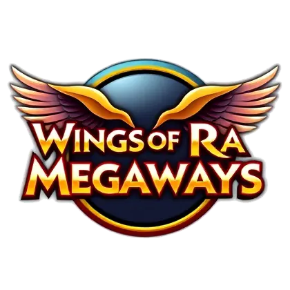 Wings of Ra Megaways slot machine logo